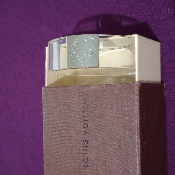 CCO | Louis Vuitton Translucent & Silver "Lv"Logo Bangle 2.5 diameter - Picture 6 of 9